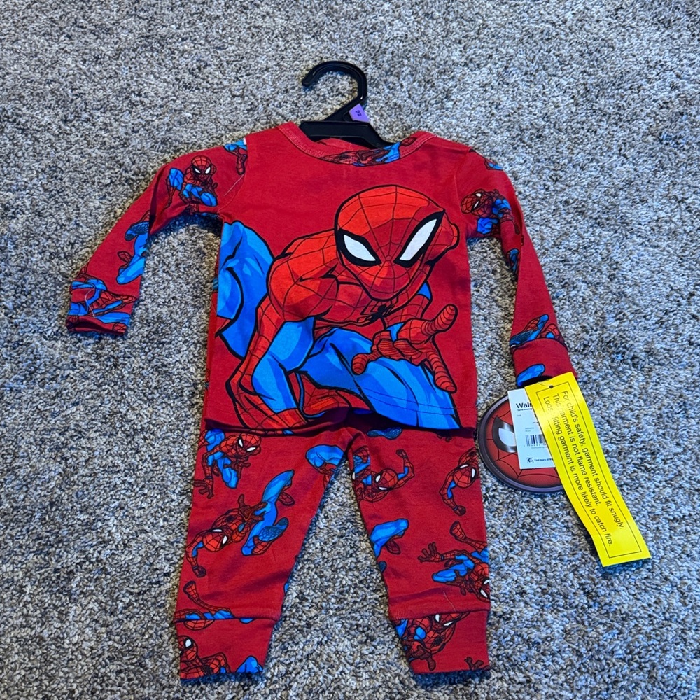 Spiderman Red & Blue Kids Pajama Set